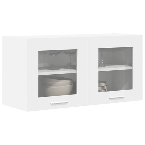 vidaXL Hanging Cabinet Riga White 80 x 31 x 40 cm Engineered Wood