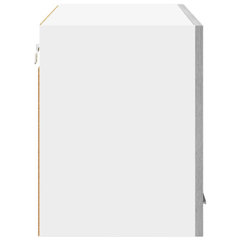 vidaXL Hanging Cabinet Riga Grey Sonoma and White 80 x 31 x 40 cm