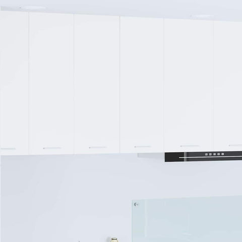 vidaXL Hanging Cabinet Riga White 30 x 31 x 80 cm Engineered Wood