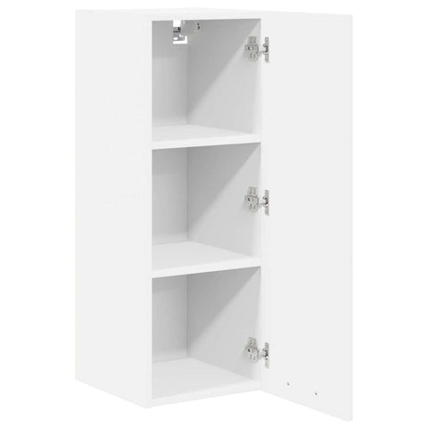 vidaXL Hanging Cabinet with Shelf Riga 2 pcs White 30 x 31 x 80 cm