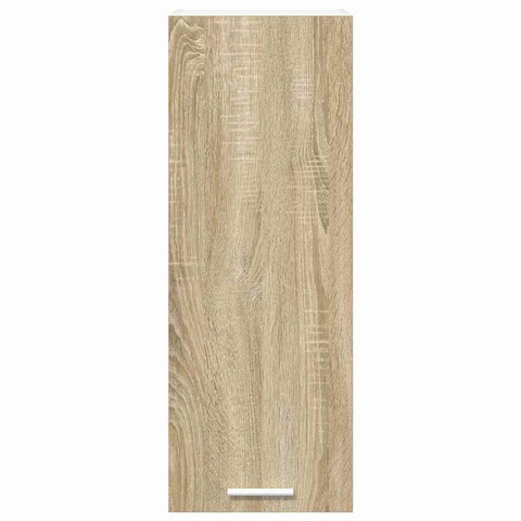 vidaXL Hanging Cabinet Riga 2 pcs Sonoma Oak and White 30 x 31 x 80 cm