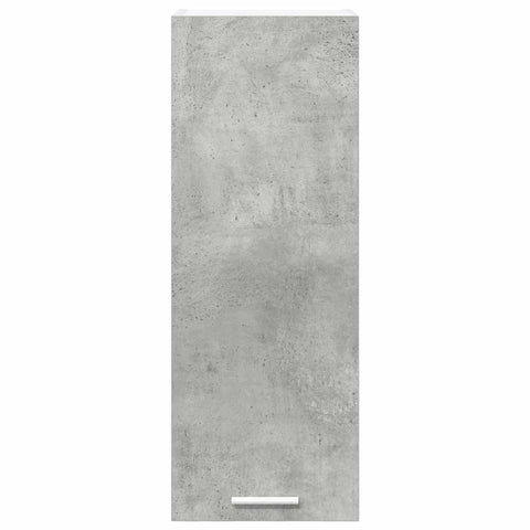 vidaXL Hanging Cabinet Riga Concrete Grey and White 30 x 31 x 80 cm