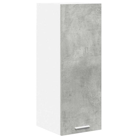 vidaXL Hanging Cabinet with Shelf Riga 2 pcs Concrete Grey and White