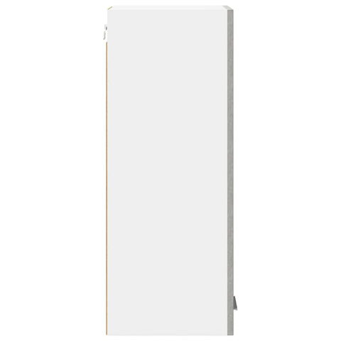 vidaXL Hanging Cabinet with Shelf Riga 2 pcs Concrete Grey and White