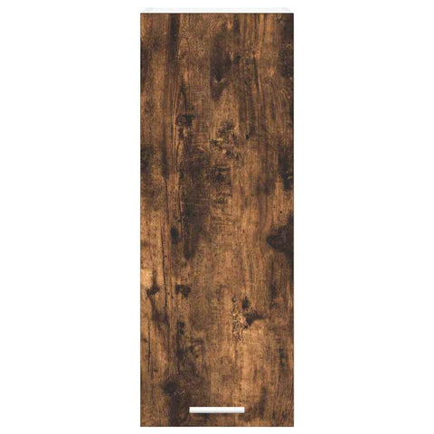 vidaXL Hanging Cabinet Riga Smoked Oak and White 30 x 31 x 80 cm