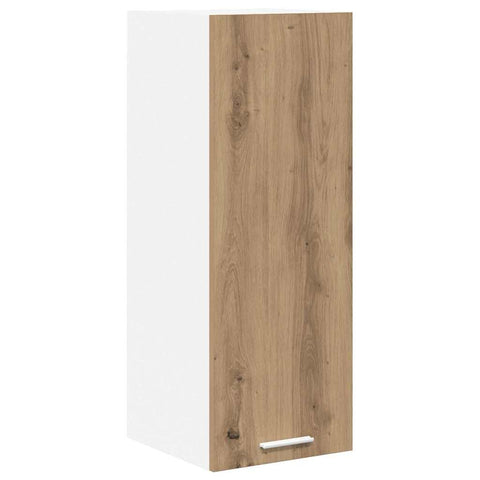 vidaXL Hanging Cabinet Riga Artisan Oak and White 30 x 31 x 80 cm