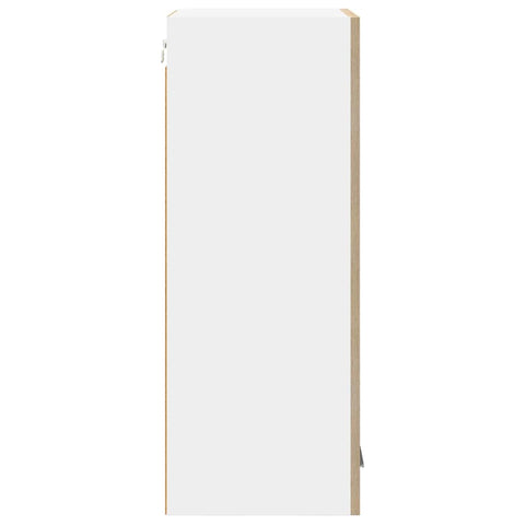 vidaXL Hanging Cabinet Riga Sonoma Oak and White 40 x 31 x 80 cm