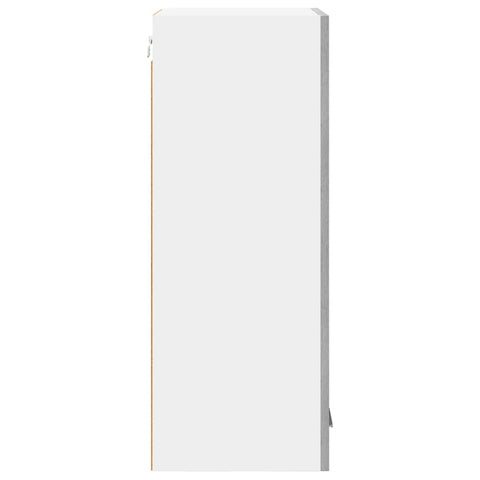 vidaXL Hanging Cabinet Riga Grey Sonoma and White 40 x 31 x 80 cm