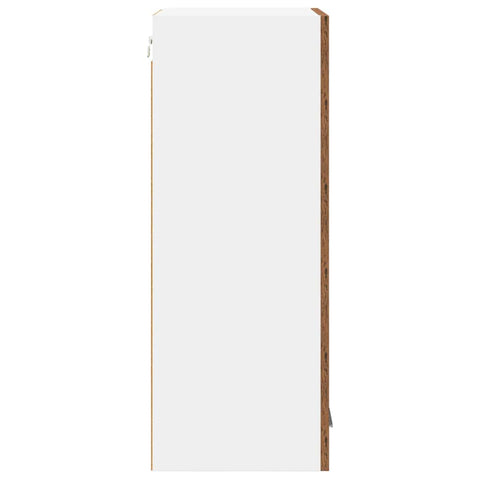 vidaXL Hanging Cabinet Riga Old Wood and White 40 x 31 x 80 cm