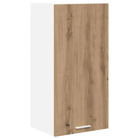 vidaXL Hanging Cabinet Riga Artisan Oak and White 40 x 31 x 80 cm