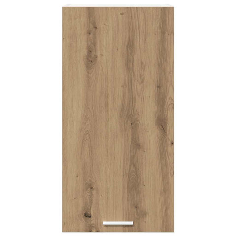 vidaXL Hanging Cabinet Riga Artisan Oak and White 40 x 31 x 80 cm