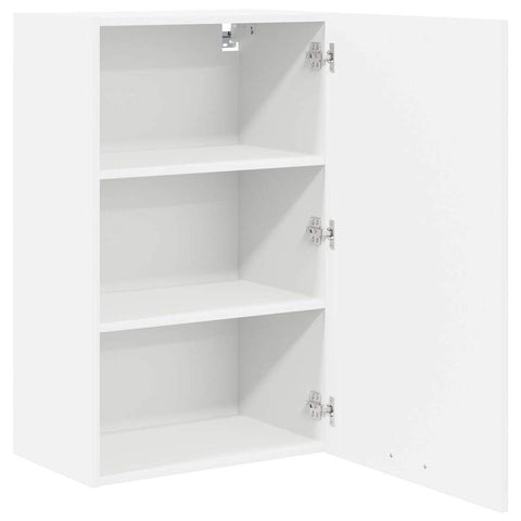 vidaXL Hanging Cabinet Riga White 50 x 31 x 80 cm Engineered Wood