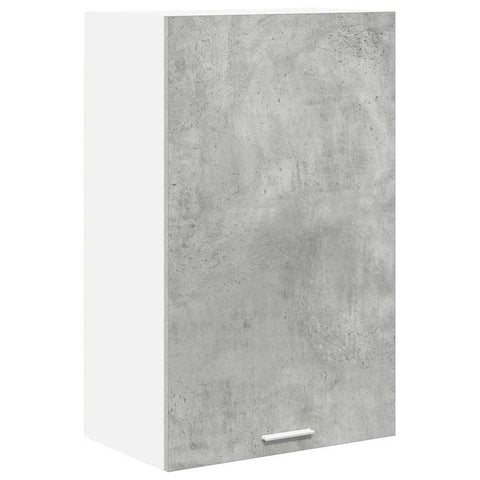 vidaXL Hanging Cabinet Riga Concrete Grey and White 50 x 31 x 80 cm
