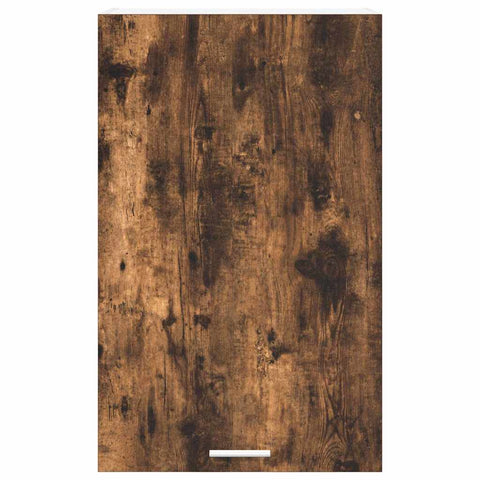 vidaXL Hanging Cabinet Riga Smoked Oak and White 50 x 31 x 80 cm
