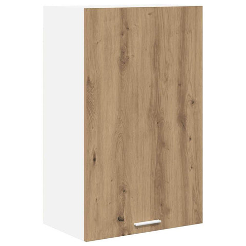 vidaXL Hanging Cabinet Riga Artisan Oak and White 50 x 31 x 80 cm