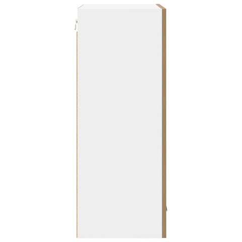 vidaXL Hanging Cabinet Riga Artisan Oak and White 50 x 31 x 80 cm