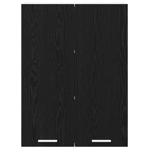 vidaXL Hanging Cabinet Riga Black Oak 60 x 31 x 80 cm Engineered Wood