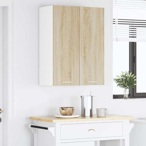 vidaXL Hanging Cabinet Riga Sonoma Oak 60 x 31 x 80 cm Engineered Wood