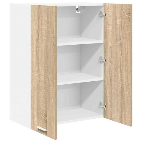 vidaXL Hanging Cabinet Riga Sonoma Oak 60 x 31 x 80 cm Engineered Wood