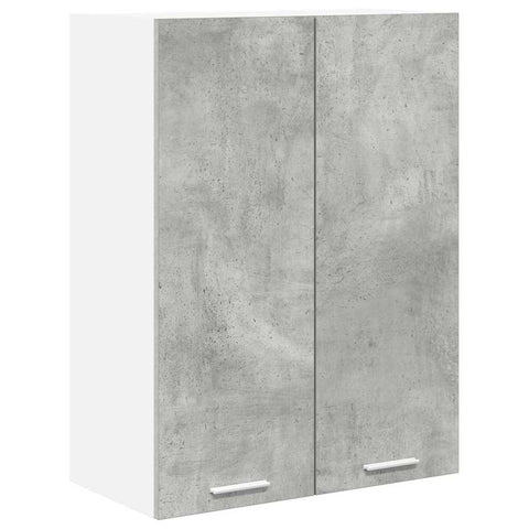 vidaXL Hanging Cabinet with Shelf Riga Concrete Grey 60 x 31 x 80 cm