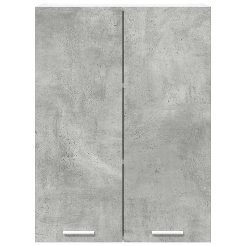 vidaXL Hanging Cabinet with Shelf Riga Concrete Grey 60 x 31 x 80 cm