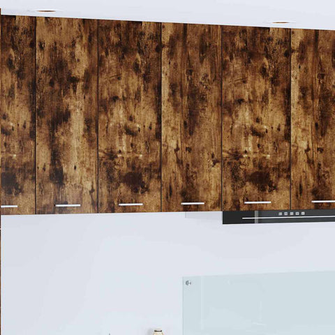 vidaXL Hanging Cabinet Riga Smoked Oak 60 x 31 x 80 cm Engineered Wood