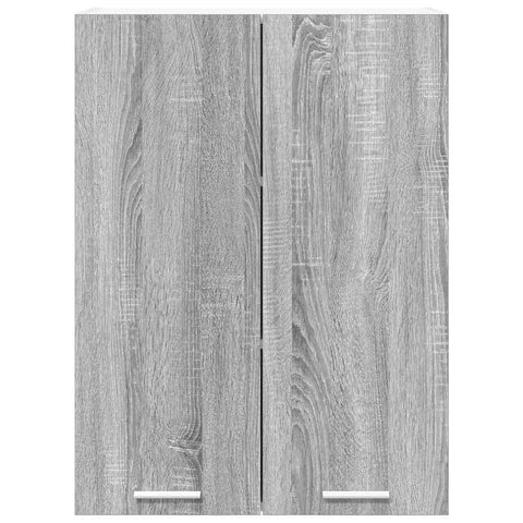 vidaXL Hanging Cabinet with Shelf Riga Grey Sonoma 60 x 31 x 80 cm