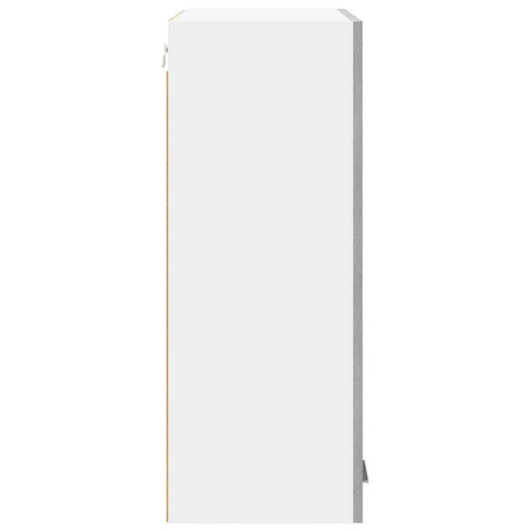 vidaXL Hanging Cabinet with Shelf Riga Grey Sonoma 60 x 31 x 80 cm