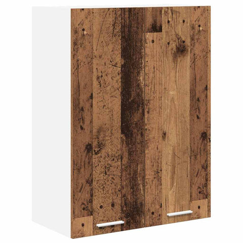 vidaXL Hanging Cabinet Riga Old Wood 60 x 31 x 80 cm Engineered Wood