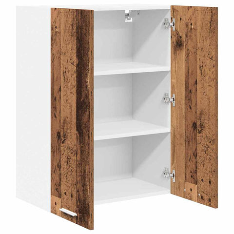 vidaXL Hanging Cabinet Riga Old Wood 60 x 31 x 80 cm Engineered Wood