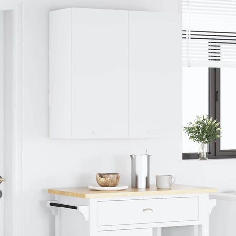vidaXL Hanging Cabinet Riga White 80 x 31 x 80 cm Engineered Wood
