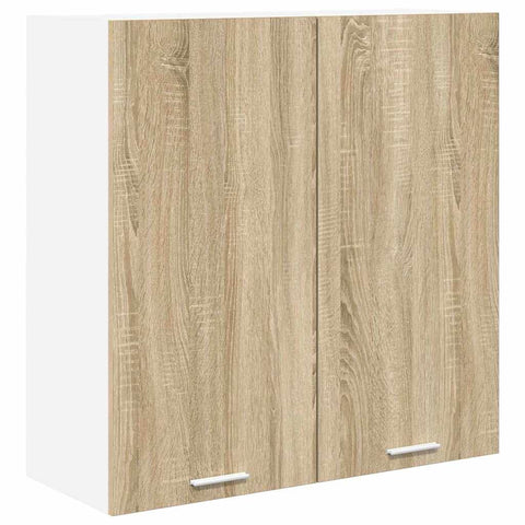 vidaXL Hanging Cabinet Riga Sonoma Oak 80 x 31 x 80 cm Engineered Wood