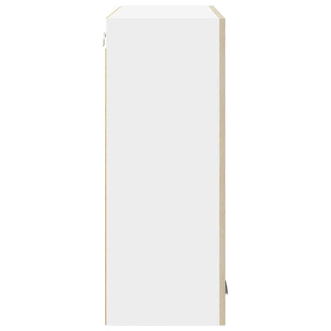 vidaXL Hanging Cabinet Riga Sonoma Oak 80 x 31 x 80 cm Engineered Wood