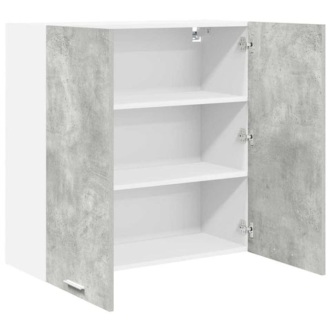 vidaXL Hanging Cabinet with Shelf Riga Concrete Grey 80 x 31 x 80 cm