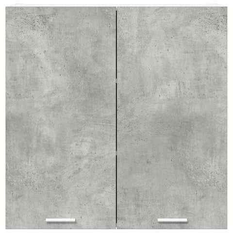 vidaXL Hanging Cabinet with Shelf Riga Concrete Grey 80 x 31 x 80 cm