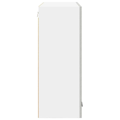 vidaXL Hanging Cabinet with Shelf Riga Concrete Grey 80 x 31 x 80 cm