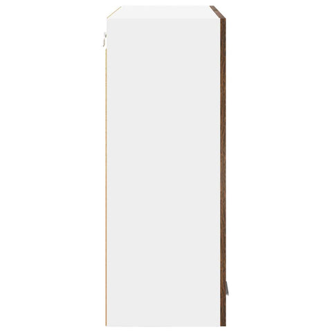 vidaXL Hanging Cabinet Riga Smoked Oak 80 x 31 x 80 cm Engineered Wood