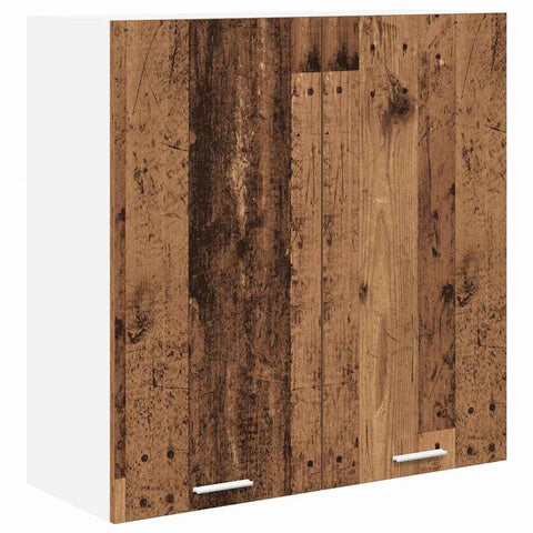 vidaXL Hanging Cabinet Riga Old Wood 80 x 31 x 80 cm Engineered Wood