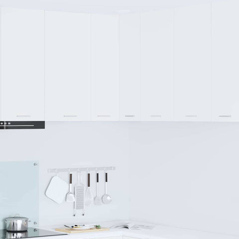 vidaXL Hanging Cabinet Riga White 57 x 57 x 80 cm Engineered Wood