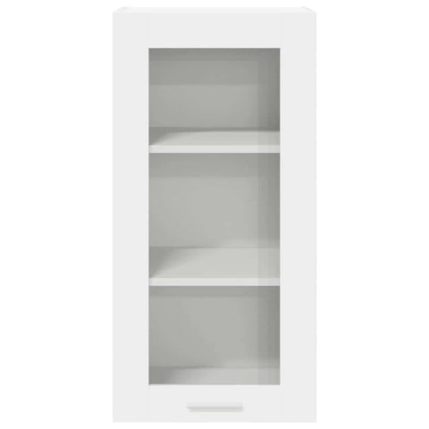 vidaXL Hanging Cabinet with Shelf Riga 2 pcs White 40 x 31 x 80 cm