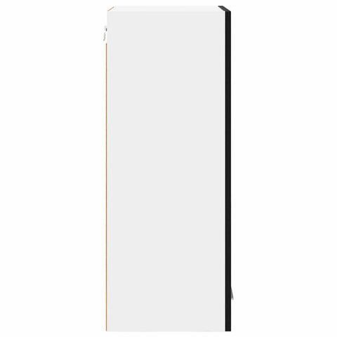 vidaXL Hanging Cabinet with Shelf Riga 2 pcs Black Oak 40 x 31 x 80 cm