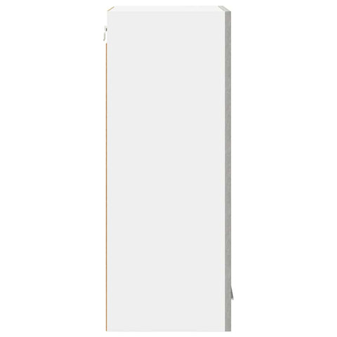 vidaXL Hanging Cabinet with Shelf Riga Concrete Grey 40 x 31 x 80 cm