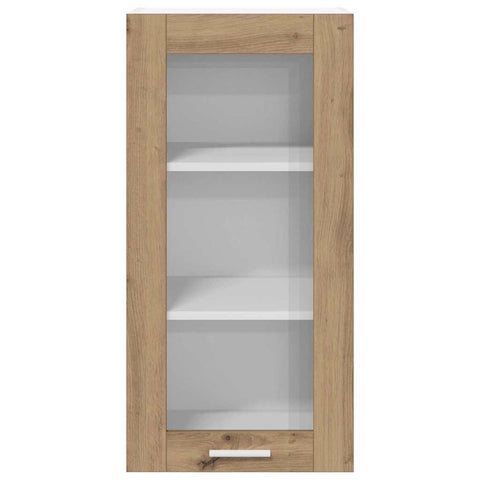 vidaXL Hanging Cabinet with Shelf Riga Artisan Oak 40 x 31 x 80 cm