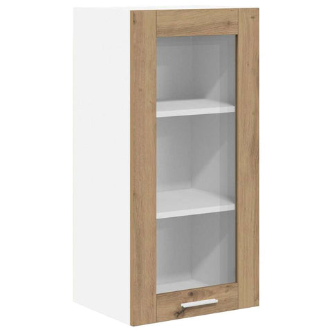 vidaXL Hanging Cabinet Riga 2 pcs Artisan Oak 40 x 31 x 80 cm