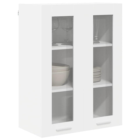 vidaXL Hanging Cabinet Riga White 60 x 31 x 80 cm Engineered Wood