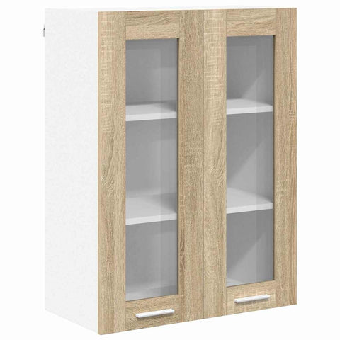 vidaXL Hanging Cabinet Riga Sonoma Oak 60 x 31 x 80 cm Engineered Wood