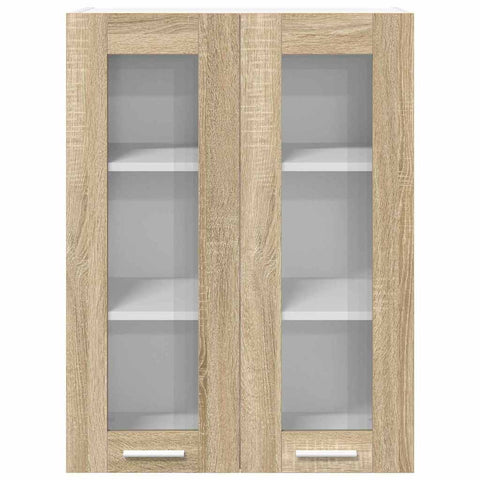 vidaXL Hanging Cabinet Riga Sonoma Oak 60 x 31 x 80 cm Engineered Wood