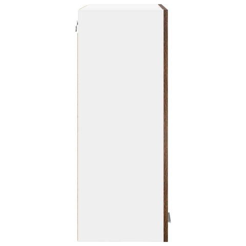 vidaXL Hanging Cabinet Riga Smoked Oak 60 x 31 x 80 cm Engineered Wood
