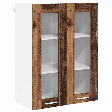 vidaXL Hanging Cabinet Riga Old Wood 60 x 31 x 80 cm Engineered Wood