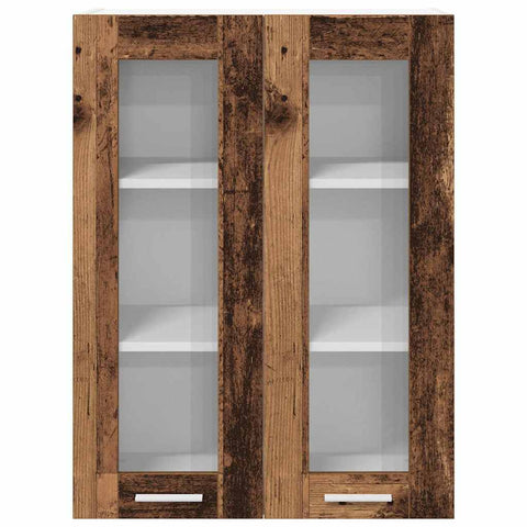 vidaXL Hanging Cabinet Riga Old Wood 60 x 31 x 80 cm Engineered Wood
